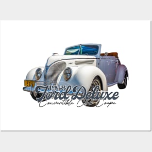 1938 Ford Deluxe Convertible Club Coupe Posters and Art